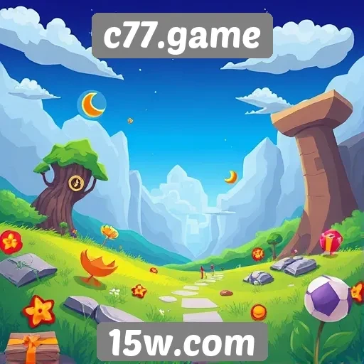 Experiência do usuário no site c77.game em destaque
